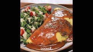 [食左飯未呀 Cookat] 韓式芝士蛋包飯 Korean Style Cheesy Omurice