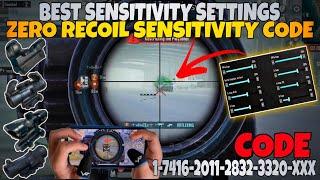 3.5 UPDATE  BEST SENSITIVITY CODE + CONTROL SETTINGS PUBG MOBILE/BGMI