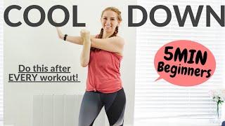 5MIN COOL DOWN YOU CAN DO AFTER EVERY WORKOUT || Beginner Stretch!