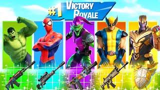 The *RANDOM* MARVEL BOSS Challenge In Fortnite