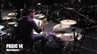 PASIC14 Matt Halpern Drumset Clinic