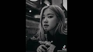 What did she do?  #rosé #blackpink