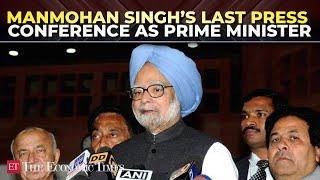 Manmohan Singh’s last press conference as Prime Minister that goes viral on internet, watch!