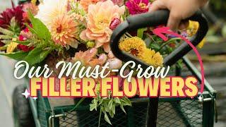 Best FILLER FLOWERS to Grow for Cut Flowers! What We're Growing in Our Cutting Garden