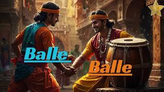 Balle Balle: Punjabi Folk Style Instrumental Music | Traditional Dance Beats | Dhol & Tumbi