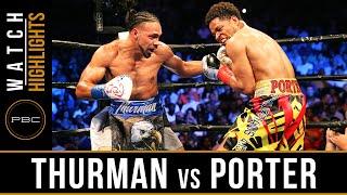 Thurman vs Porter HIGHLIGHTS: June 25, 2016 - PBC on CBS