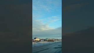 Canada accidents on a road in Alberta. Red Deer to Edmonton HW2A on Dec 21 morning