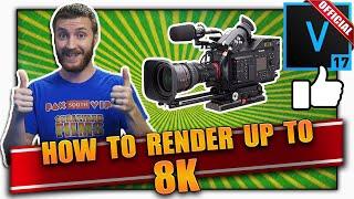 How To Render 8K Videos In VEGAS Pro 17!  And Any Resolution Smaller ‍ VEGAS Tutorial #107