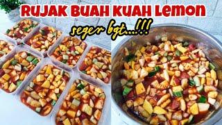 belum bisa move on dari enaknya rujak ini ! || rujak buah / asinan buah kuah lemon