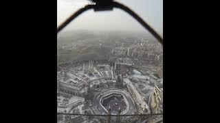 Hajj Pilgrims circulating around holy site of Kaaba in the holy city of Mecca