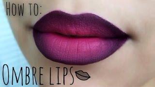 HOW TO :OMBRE LIP TUTORIAL