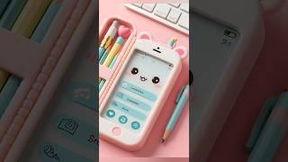 Asmr Unboxing Pencil Case, Satisfying Pencil Box, Cute Compass School Stationery #shorts #diy #art