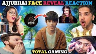 Big Youtuber Reaction On AjjuBhai face reveal | @TotalGaming093