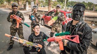 LTT Game Nerf War : SEAL X Nerf Guns Fight army Squid Game Mr. Zero Protect National Treasures!