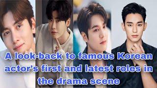 A look-back to famous Korean actor’s first and latest roles in the drama scene