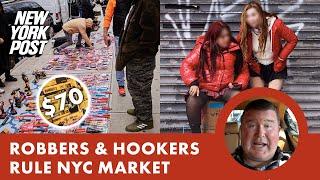 NYC block turned into illicit open-air market for migrant crooks, prostitution: ‘It’s relentless’