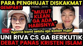 HEBOH! PARA PENGHUJAT DISKAKMAT, UNI RIVA CS GA BERKUTIK: KERJAAN KALIAN CUMA MENGHINA AGAMA KAMI!