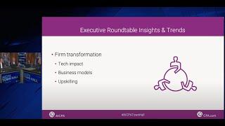 Insights and trends in the accounting profession from the AICPA & CPA.com Executive Roundtable