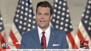 BASEMENT DWELLING JOE BIDEN: Matt Gaetz EXPLOSIVE Speech at Republican National Convention!