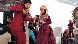 Wadaaaw   Pengantin cantik jago goyang" pernikahan Indah di kampung bareng @dheagemoiichannel