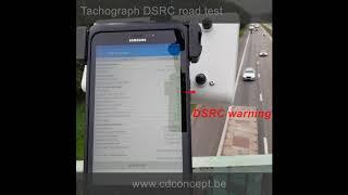 Tachograph DSRC road check (REDCR - Remote Early Detection Communication Reader)