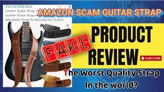 Custom Guitar Strap From Amazon - The Worst Ever