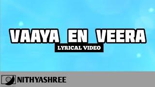 Vaaya En Veera - Cover by Nithyashree (The little Music Company) [ #64T release]