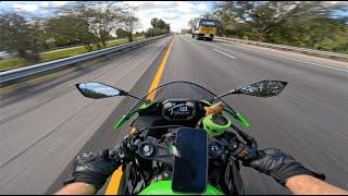 2024 ZX6R HIGHWAY RIDING  (PURE SOUND NO TALKING)