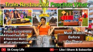 Theme restaurant delhi l Train restaurant paschim vihar delhi #train #restaurant #food #minivlog