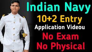 Indian Navy 10+2 Entry Application Videou | Step by step | Full Details | Defence Jobs Malayalam