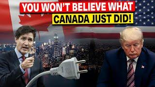 Canadian Leader Threats to Cut Off Electricity Exports to US against Trump’s %25 Tariff Orders