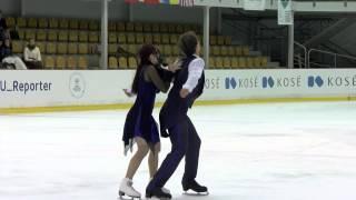 ISU 2015 Jr. Grand Prix Free Dance Riga Anzhelika YURCHENKO / Volodymyr BYELIKOV UKR