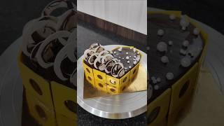 satisfying heart shape chocolate cake decorating ideas #heartcake #shorts #ytshorts #chocolatecake