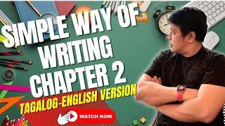 SIMPLE WAY OF WRITING CHAPTER 2