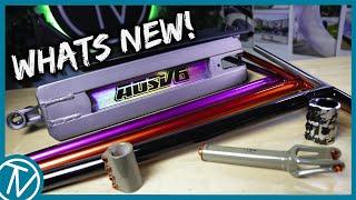 Colored TV Ti Bars, Envy AOSv6, Drone Saundezy & MORE!  |  What's New In Scootering !