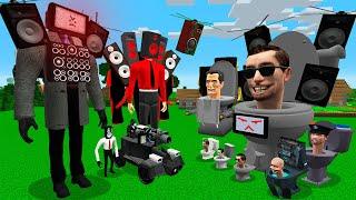 ALL EPISODE TV MAN, SPEAKER MAN vs ALL SKIBIDI TOILET BOSSES In Minecraft  - Garry's Mod - Animation