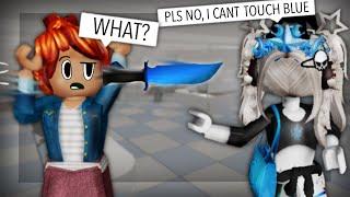 IF I TOUCH the color BLUE.. the video ENDS + voice (Murderer Mystery 2)