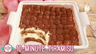 Easy 10 Minute Tiramisu | Bigger Bolder Baking