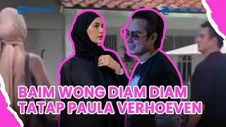 Sama-Sama Jemput Anak Sekolah, Tatapan Baim Wong ke Paula Verhoeven Bikin Salah Fokus