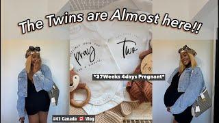 END OF 3rd TRIMESTER VLOG + last minute preparations + Last day before the twin babies ARRIVES!!