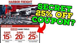 Harbor freight Quietly Drops 25% Off Bombshell!