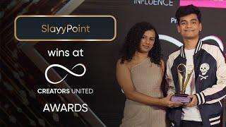 Slayy Point wins Versatile Entertainment Creator of the Year | Creators United