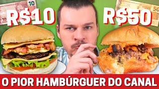 PROVAMOS O X-BACON MAIS CARO E MAIS BARATO DO APLICATIVO (PIOR HAMBÚRGUER QUE COMI) - Vale a pena?