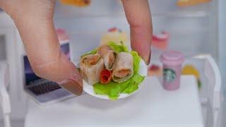 MINI FOOD - Ham and Cheese Burrito Recipes | Mini Cook | Cooking with Tiny Cakes