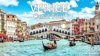 Venice, Italy Canal Tour - Beautiful Scenery in 4K