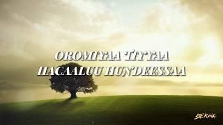 HACAALUU HUNDEESSAA -  OROMIYAA TIYYAA - Lyrics