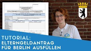 ▶ Elterngeldantrag für Berlin ausfüllen + Tipps