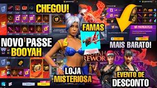 CHEGOU! PASSE MAIS BARATO? LOJA MISTERIOSA, GUICHE DA INCUBADORA, FAMAS EVOLUTIVA E MAIS FREE FIRE