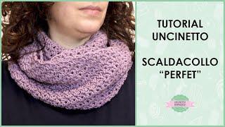 Tutorial scaldacollo uncinetto "Perfet" | punto arabescato | Uncinetto d'Argento