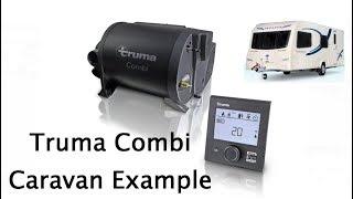 Truma Combi heating and hot water in a caravan motor home heater example